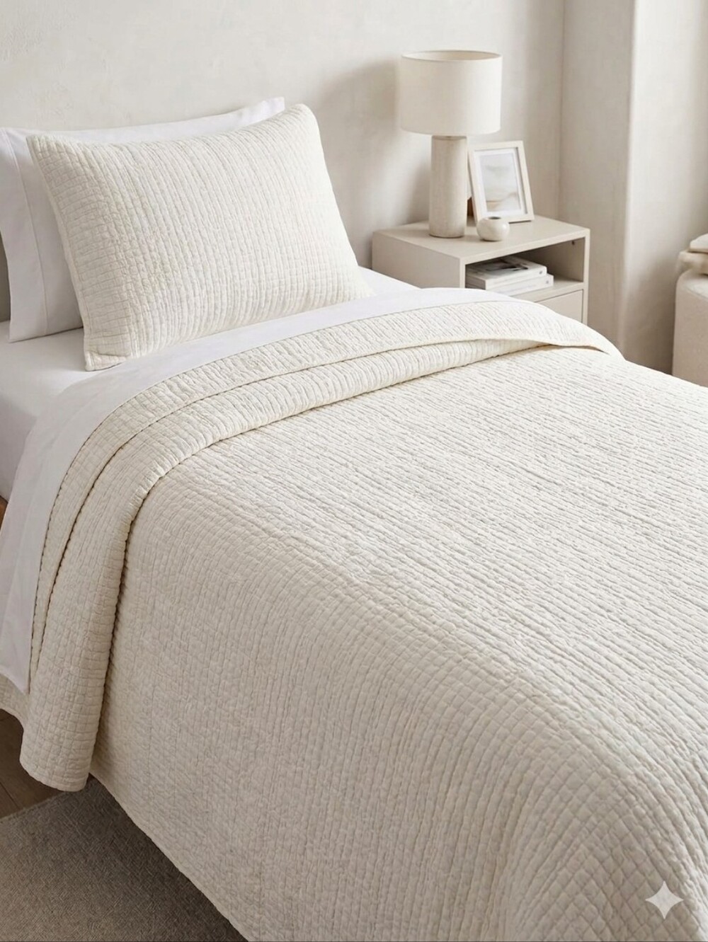 UGG Campo Quilt Snow Set, 1 Quilt And 1 Pillow Sham - Twin Size